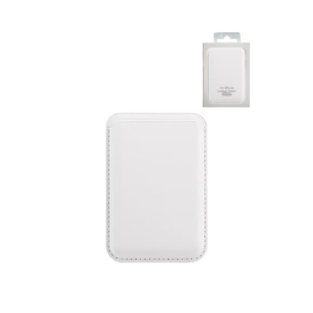 leather-magnetic-card-wallet-holder-white