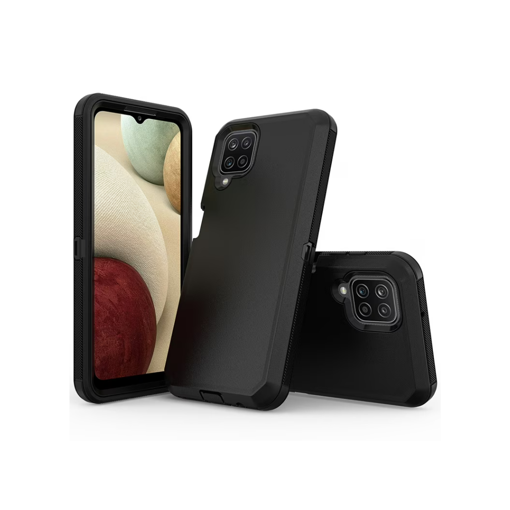 galaxy-a12-heavy-duty-case-gray-black