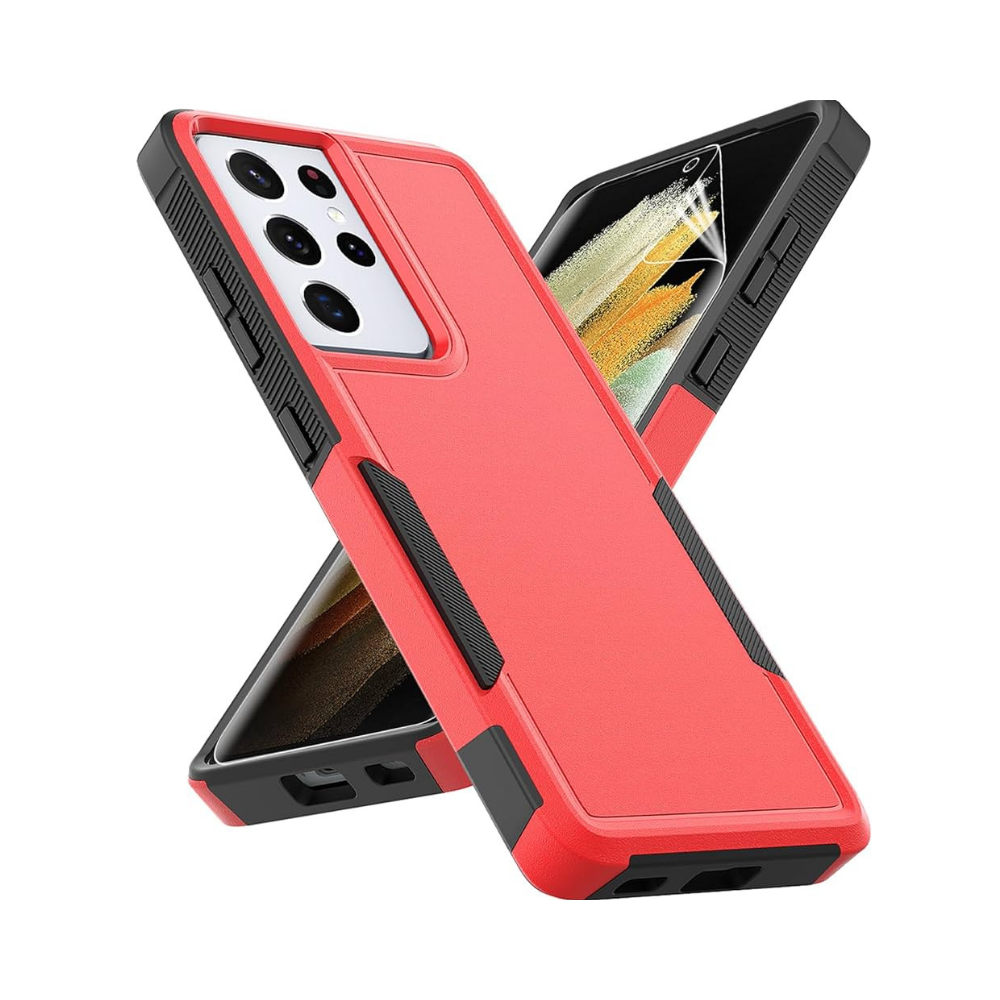 galaxy-s21-ultra-heavy-duty-case-red-black